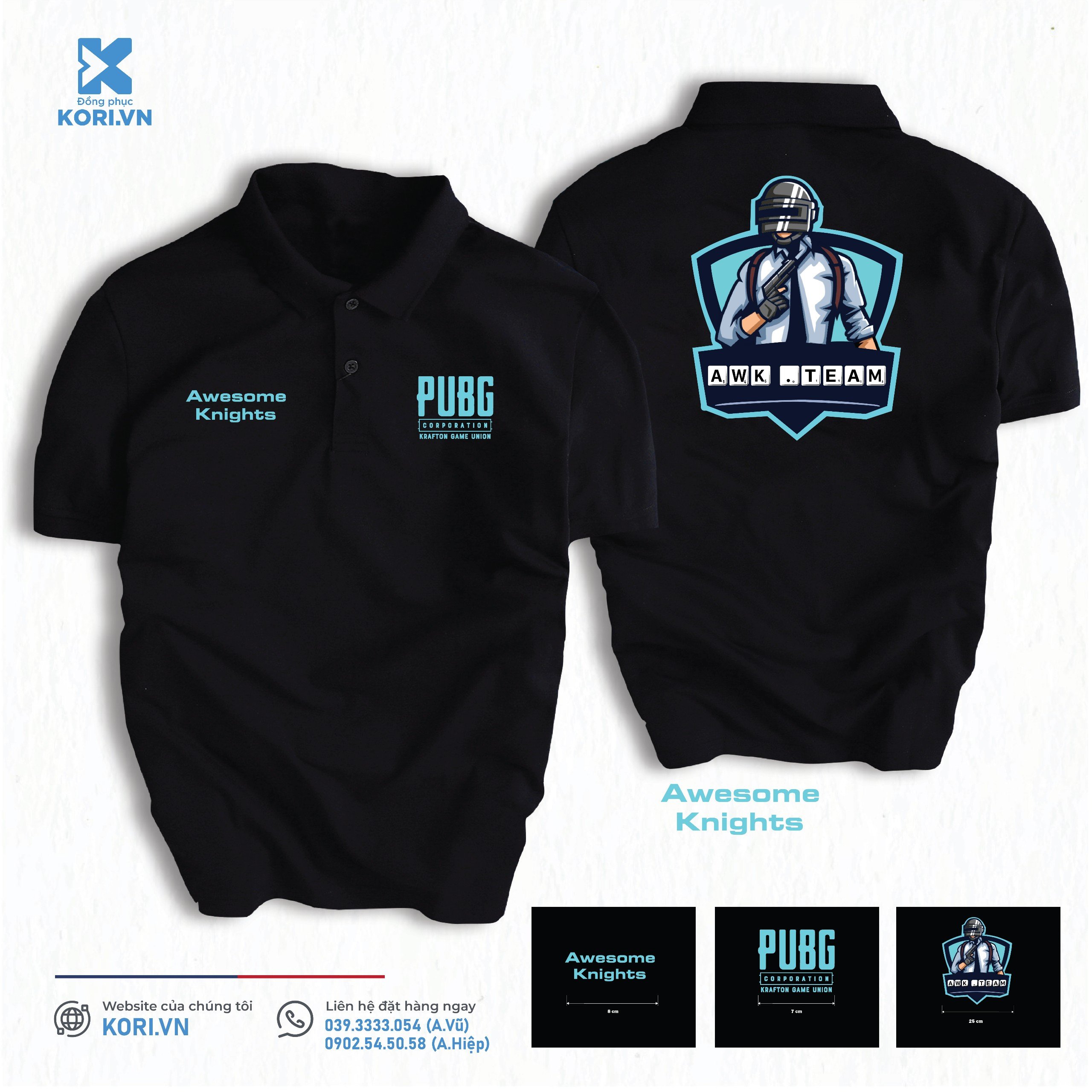 ÁO NHÓM AWK TEAM PUBG COPORATION