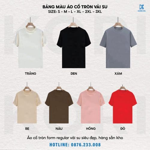 PHÔI ÁO THUN CHẤT SU