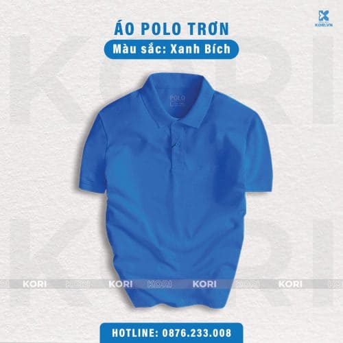 PHÔI ÁO POLO MÀU XANH BÍCH