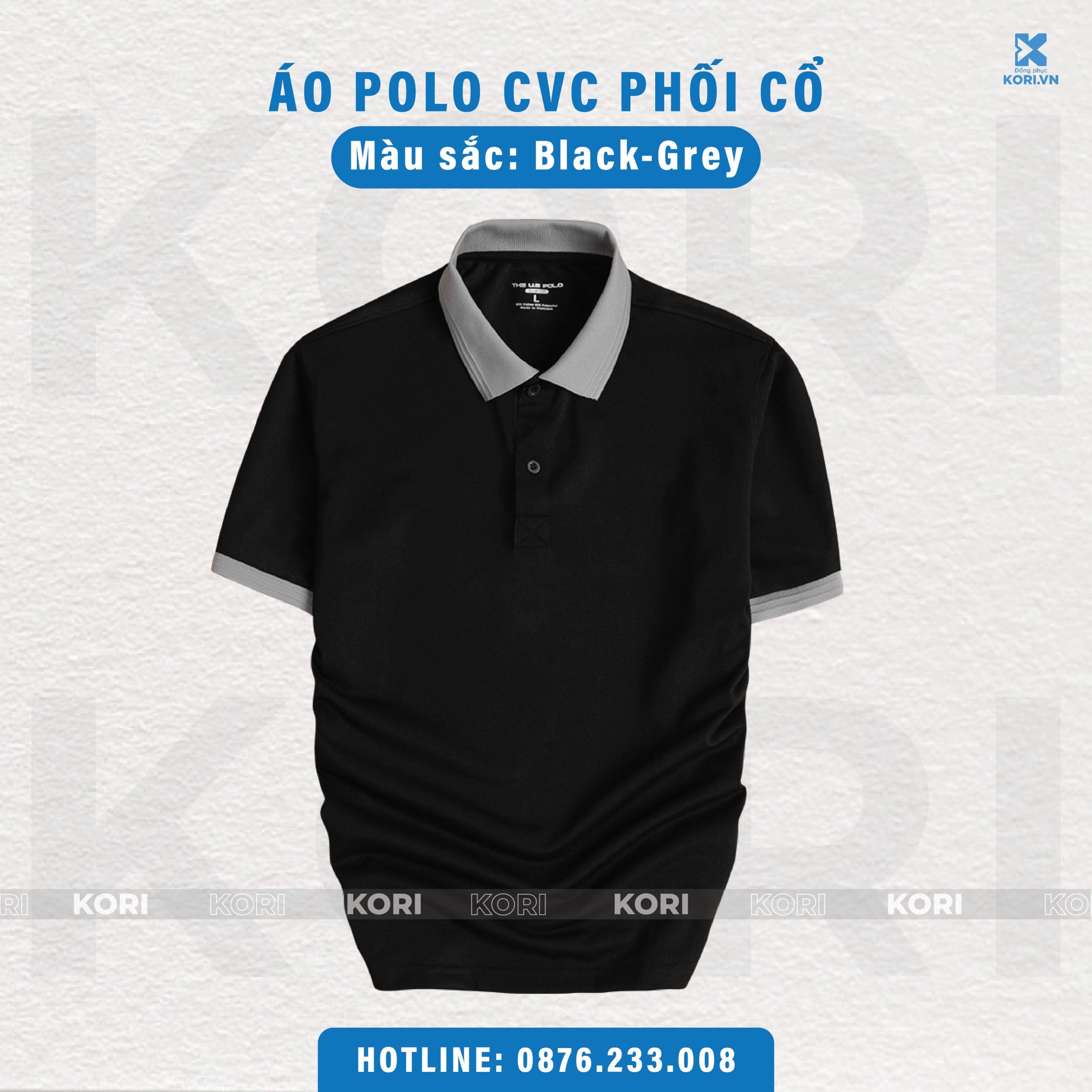 PHÔI ÁO POLO TRƠN CVC CAO CẤP - Ảnh 9