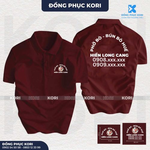 ĐỒNG PHỤC BÚN BÒ HUẾ HIỂN LONG CẢNG