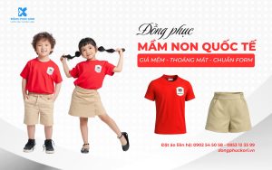 Đồng phục mầm non quốc tế chất lượng cao chuẩn form KORI UNIFORM