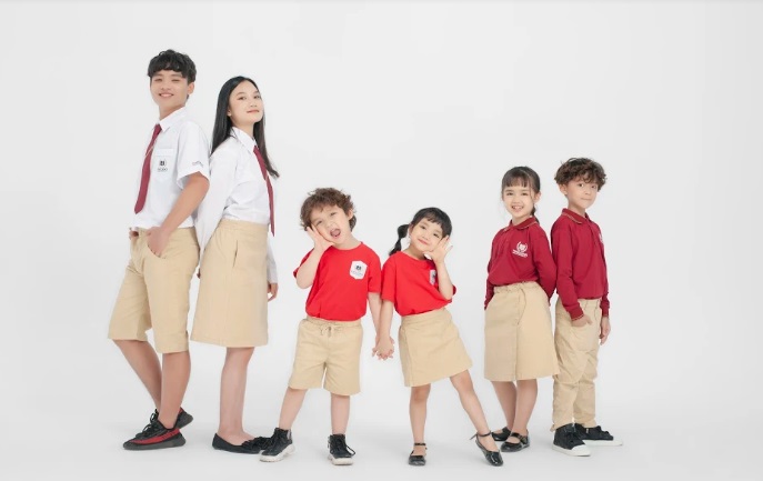 Mẫu đồng phục học sinh các khối của Vinschool từ mầm non đến THPT