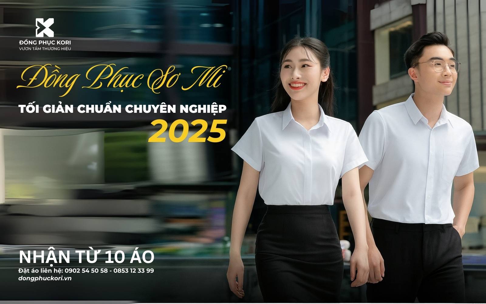 Đồng Phục Sơ Mi Nam Nữ Tối Giản, Chuẩn Chuyên Nghiệp 2025